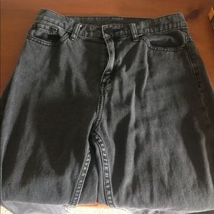 BDG grey high waisted mom jeans